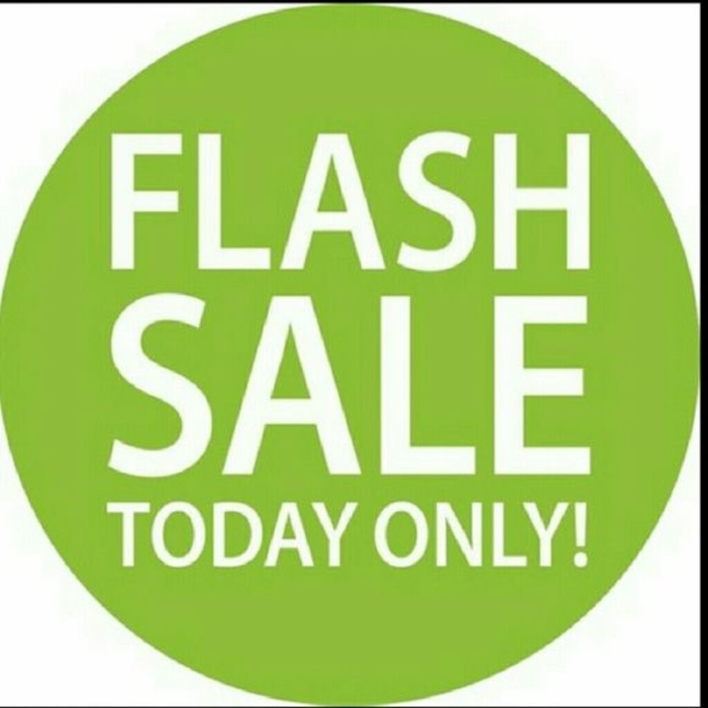 Sale today only-Friday 4/13/18 until midnight